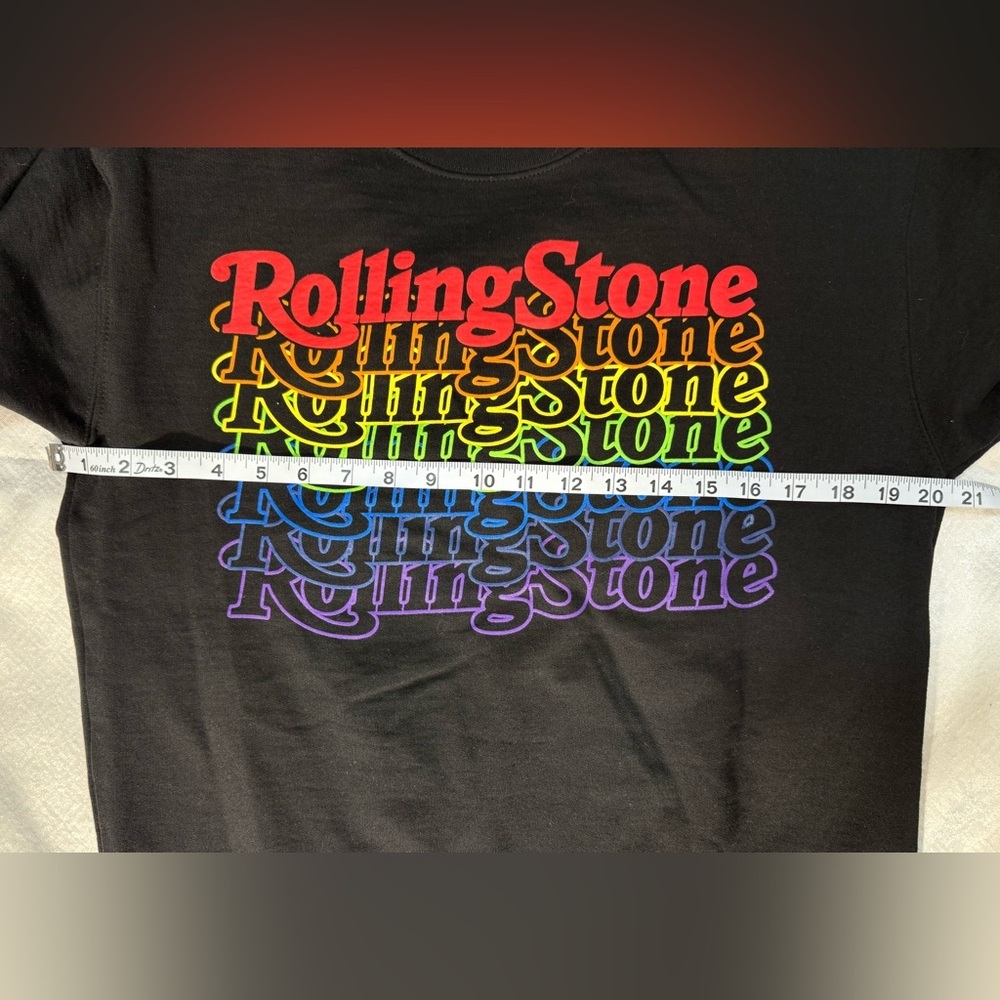 The Rolling Stones, womens black crew neck sweatshirt - Picture 7 of 12